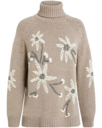 P.A.R.O.S.H. - Long-Sleeve High-Neck Top - Lyst