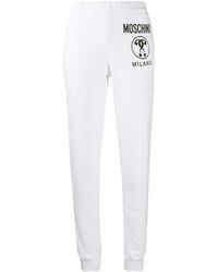 Moschino - Logo Printed Sweatpants - Lyst
