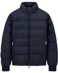 ARMANI EXCHANGE - Long-Sleeved Padded Jacket - Lyst