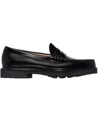 G.H. Bass & Co. - Larson Round Toe Slip-On Loafers - Lyst