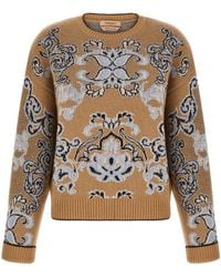 Twinset - Jacquard Wool-Blend Sweater - Lyst