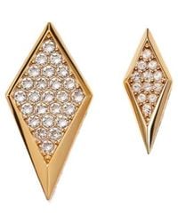 Versace - Blade Crystal Earrings - Lyst