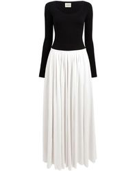KHAITE - Carlotta Panelled Dress - Lyst