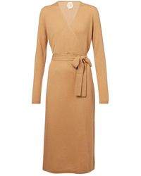 Jardin Des Orangers - Wool And Cashmere Wrap Dress - Lyst