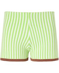 Haight - Bella Striped Cotton-Blend Shorts - Lyst