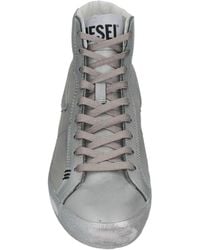 DIESEL - Metal High-Top Casual Shoes - Lyst