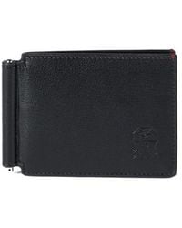 Brunello Cucinelli - Grained Leather Money Clip Wallet - Lyst