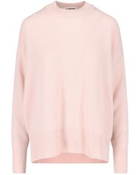 Jil Sander - Crewneck Knitted Jumper - Lyst