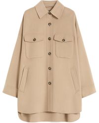 Weekend by Maxmara - Long-Sleeved Button-Up Coat - Lyst