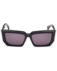 Max Mara - Rectangular Frame Sunglasses - Lyst