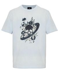 Paul Smith - Ps Paul Smith Skull Graphic T-Shirt - Lyst