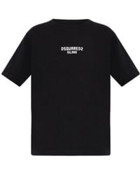 DSquared² - T-Shirt With Printed Logo - Lyst