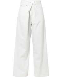 Agolde - Vana Pleated Wide-Leg Jeans - Lyst