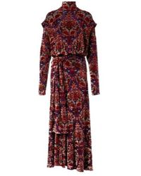 Rabanne - Draped Jacquard Maxi Dress - Lyst