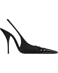 Saint Laurent - Louis Slingback Pumps - Lyst