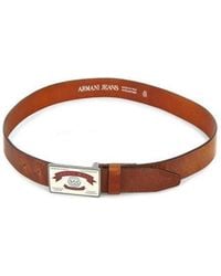 Armani Jeans - Logo Belt - Lyst