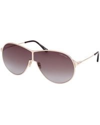 Tom Ford - Eyewear Gaia Pilot Frame Sunglasses - Lyst