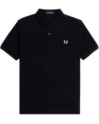 Fred Perry - Logo Embroidered Regular Fit Tennis Polo Shirt - Lyst
