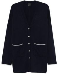 Pinko - V-Neck Button-Up Cardigan - Lyst