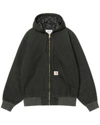 Carhartt - Og Active Logo-Patch Hooded Jacket - Lyst