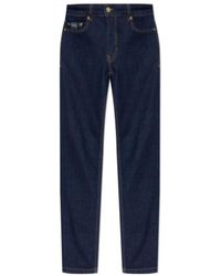 Versace Jeans Couture - Couture Logo Patch Skinny Jeans - Lyst