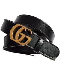 Gucci - Cut Gg Marmont Thin Belt - Lyst