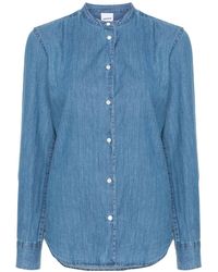 Aspesi - Denim Cotton Shirt - Lyst