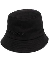 Isabel Marant - Logo Embroidered Bucket Hat - Lyst