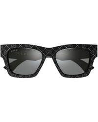 Gucci - Eyewear Square Frame Sunglasses - Lyst