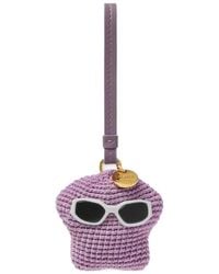 Versace - Medusa Fluffy Crochet Bag Charm - Lyst