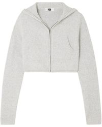 RE/DONE - X Pamela Anderson Cropped Hoodie - Lyst