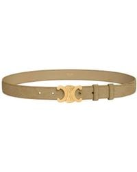 Celine - Triomphe Belt 25Mm - Lyst