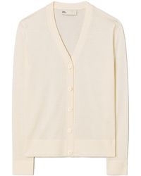 Tory Burch - V-Neck Button-Up Cardigan - Lyst