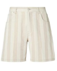 Fendi - Striped Bermuda Shorts - Lyst