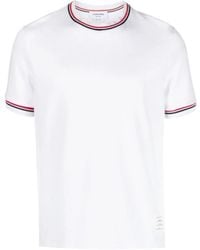 Thom Browne - Milan Striped Crewneck T-Shirt - Lyst