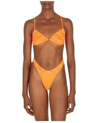 Balenciaga - Floral Lace Detailed Bra - Lyst