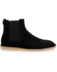 Dolce & Gabbana - Pull-On Ankle Boots With Dg Logo - Lyst