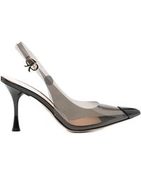 Gianvito Rossi - Pointed-Toe High-Heeled Sandals - Lyst