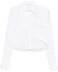 Ermanno Scervino - Lace-Detail Ruffled Shirt - Lyst