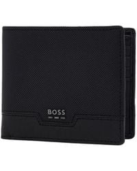 BOSS - Logo-Plaque Wallet - Lyst