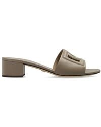 Dolce & Gabbana - Cutout Block-Heel Sandals - Lyst