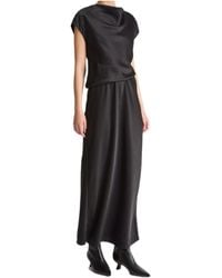 Vince - Long Satin Dress - Lyst