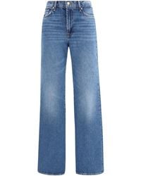 7 For All Mankind - High-Rise Flared Jeans - Lyst