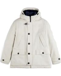 Fay - Padded Hooded Coat - Lyst