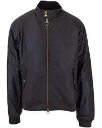 Barbour - Zipped Bomber Jacket - Lyst