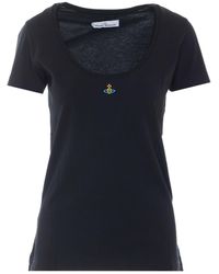 Vivienne Westwood - Lollo Orb Logo T-Shirt - Lyst