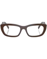 Prada - Eyewear Irregular Frame Glasses - Lyst