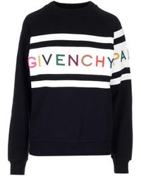 Givenchy - Logo Embroidered Pullover Sweatshirt - Lyst