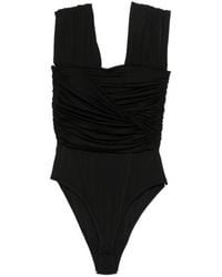 Ganni - Twisted Bodysuit - Lyst