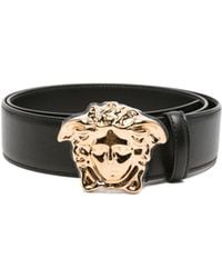 Versace - Medusa Head Buckle-Fastened Belt - Lyst